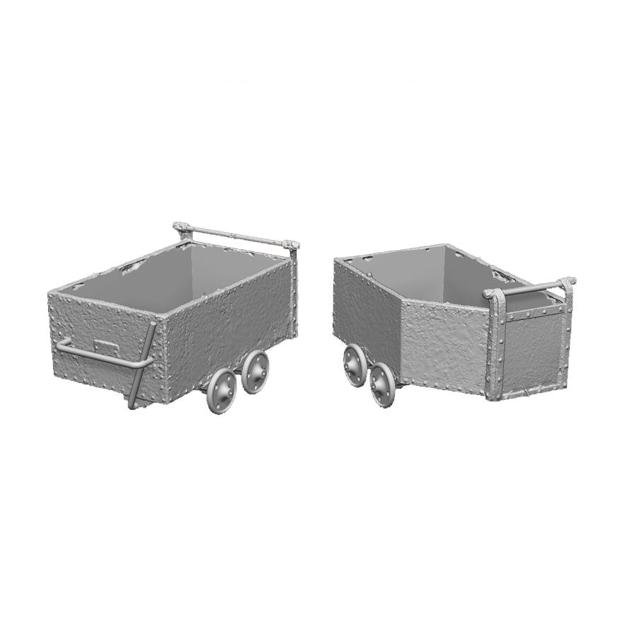 A set of GWR tender and tank engine coaling tubs