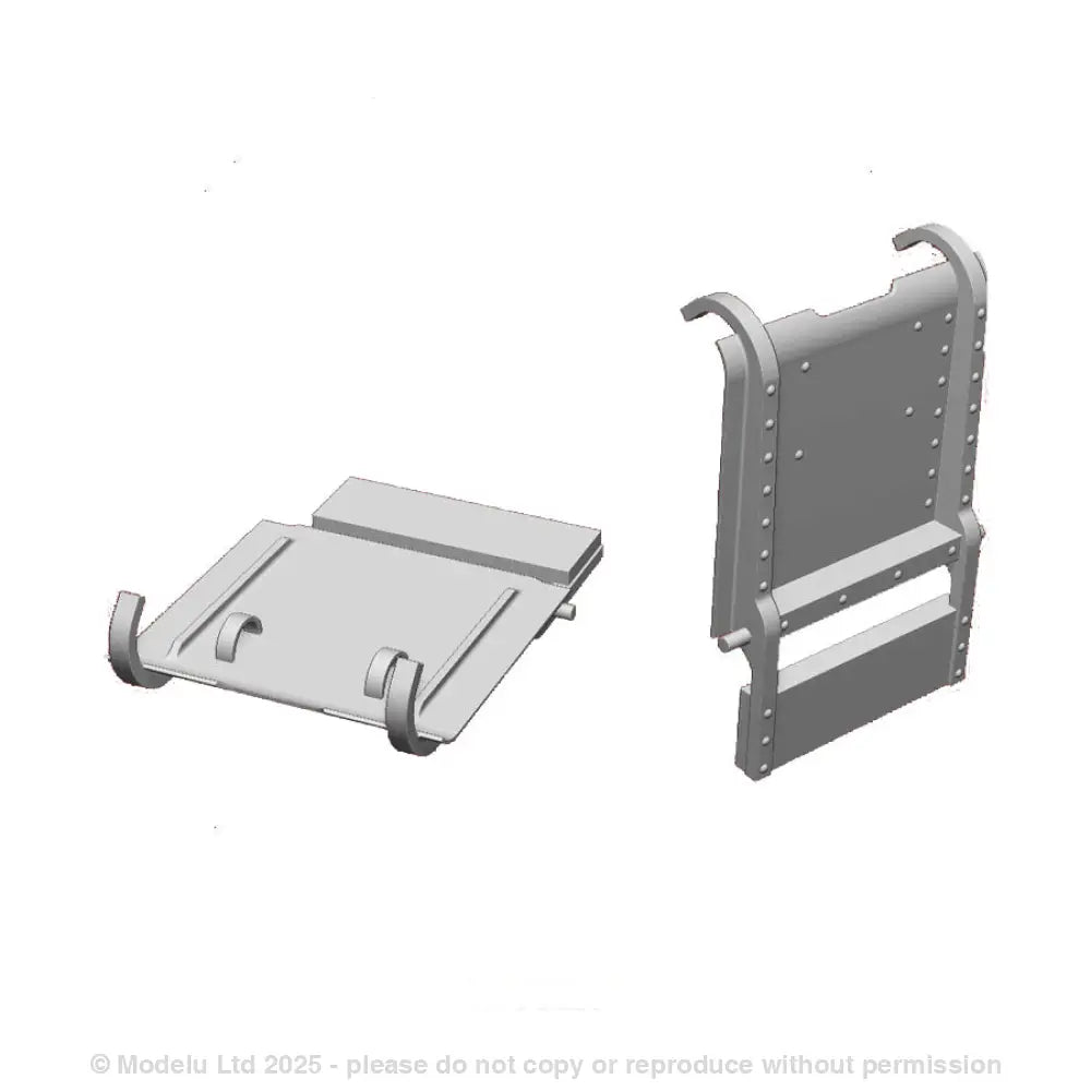 A set of 2 GWR coaling stage ramps