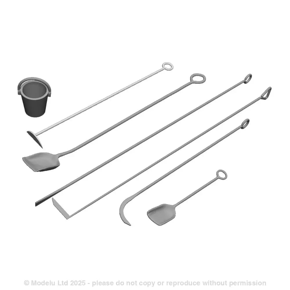 2756 Tender Engine Fire Iron Set