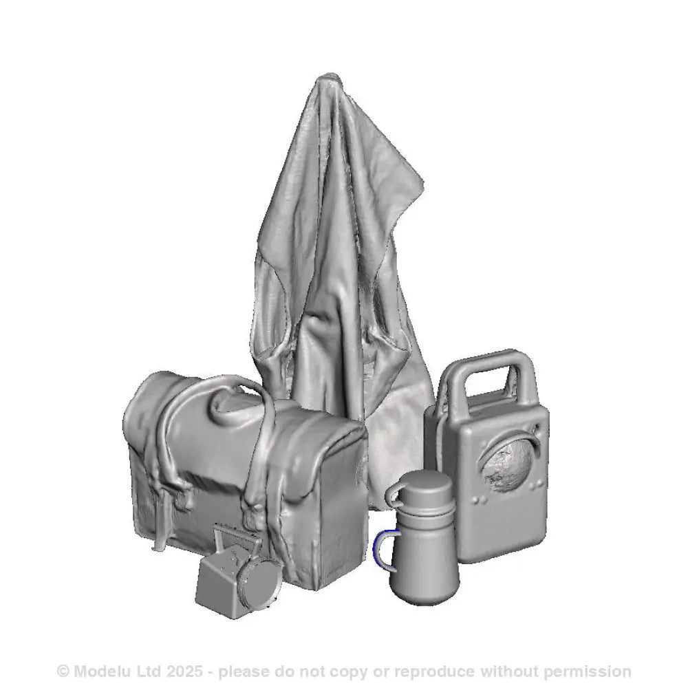 A BR diesel crew detail pack including drivers bag, jacket, bardic lamp, billy can and battery electric tail lamp