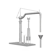 A GWR Cranked Platform Mount Water Crane