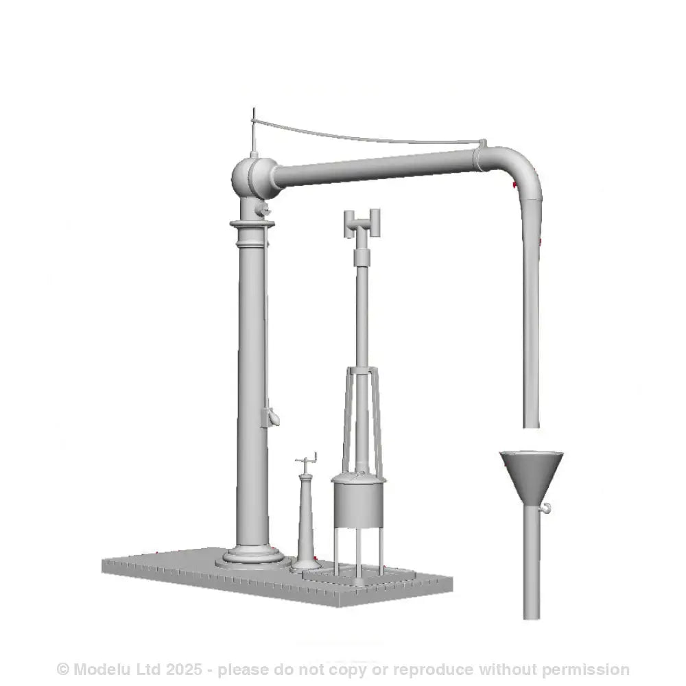 A GWR Straight Standard Arm Water Crane (Early Flange)
