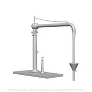 A GWR Straight Platform Mount Water Crane (Early Flange)