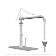 A GWR Straight Platform Mount Water Crane (Bolted Flange)