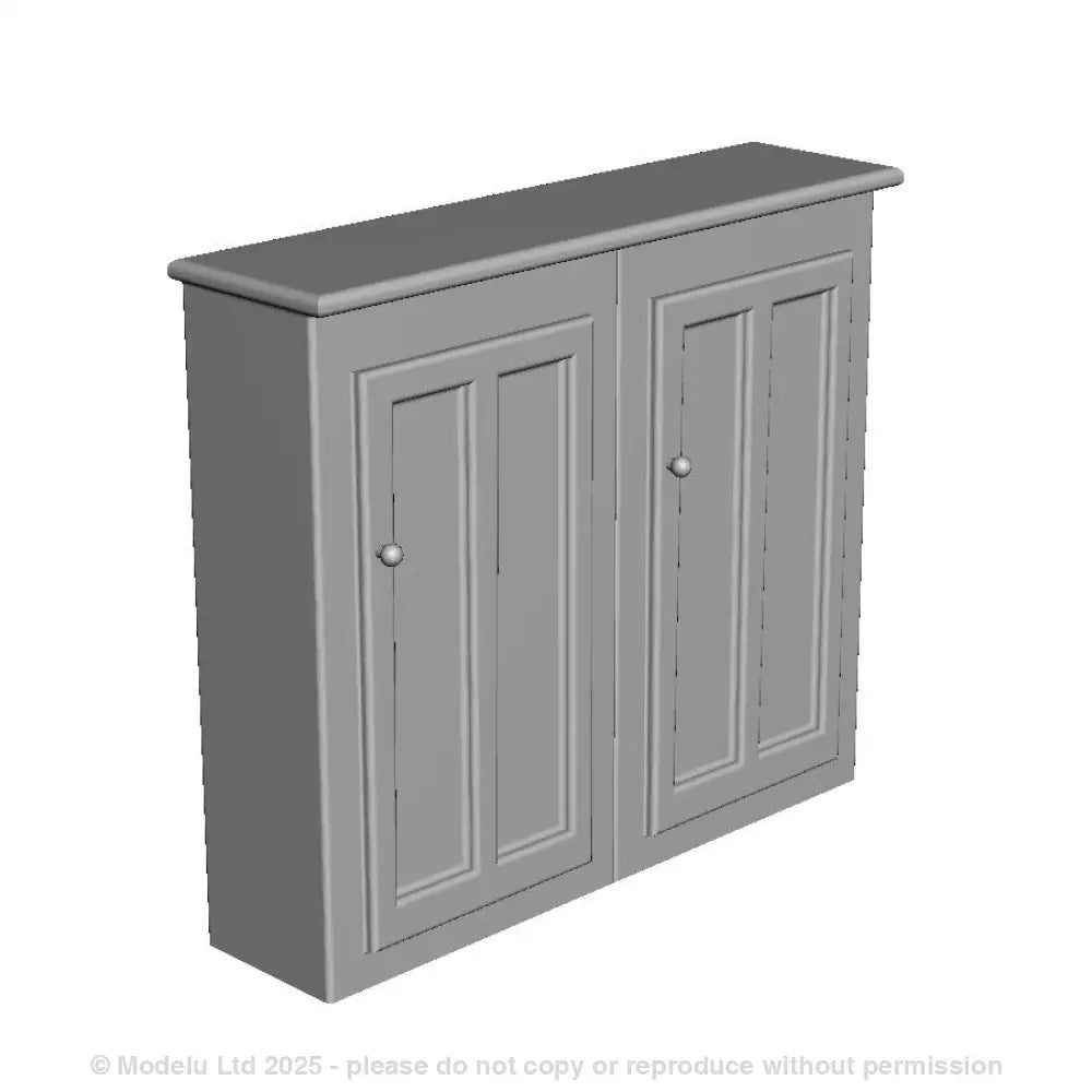 A 2 door signal box cupboard