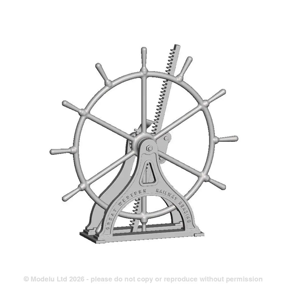 A GWR Crossing Gate wheel