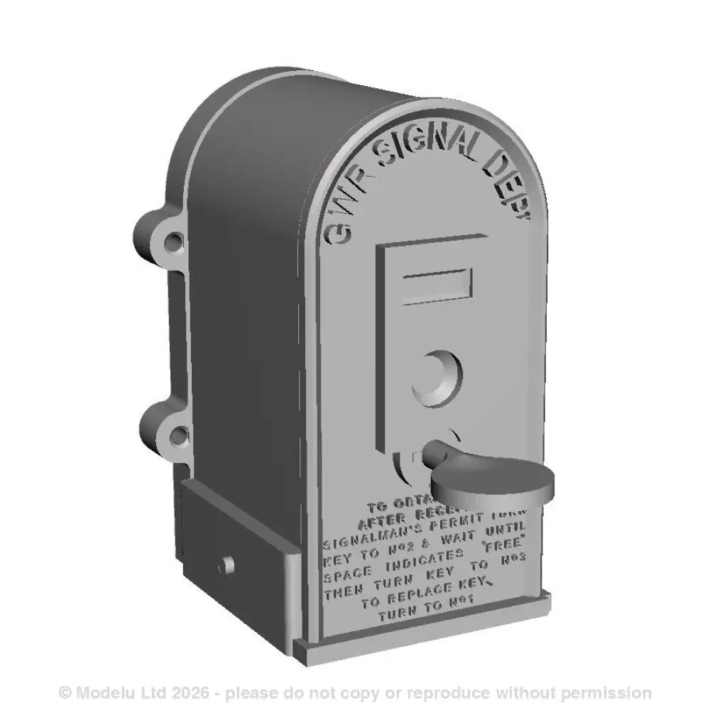 A set of lineside occupation key instruments