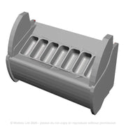 An ice cream counter