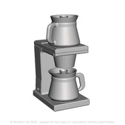 A set of coffee machines