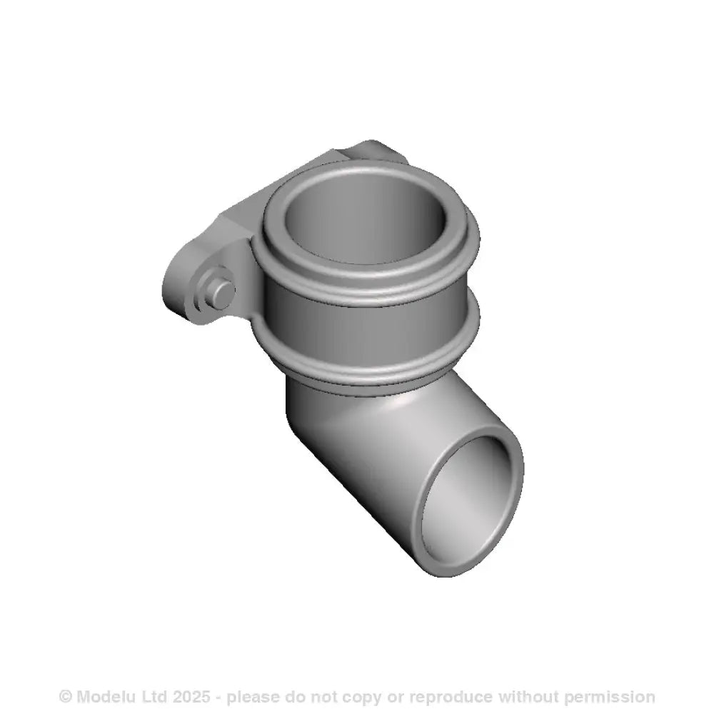 A pack of 5 pipe shoes with round fitting