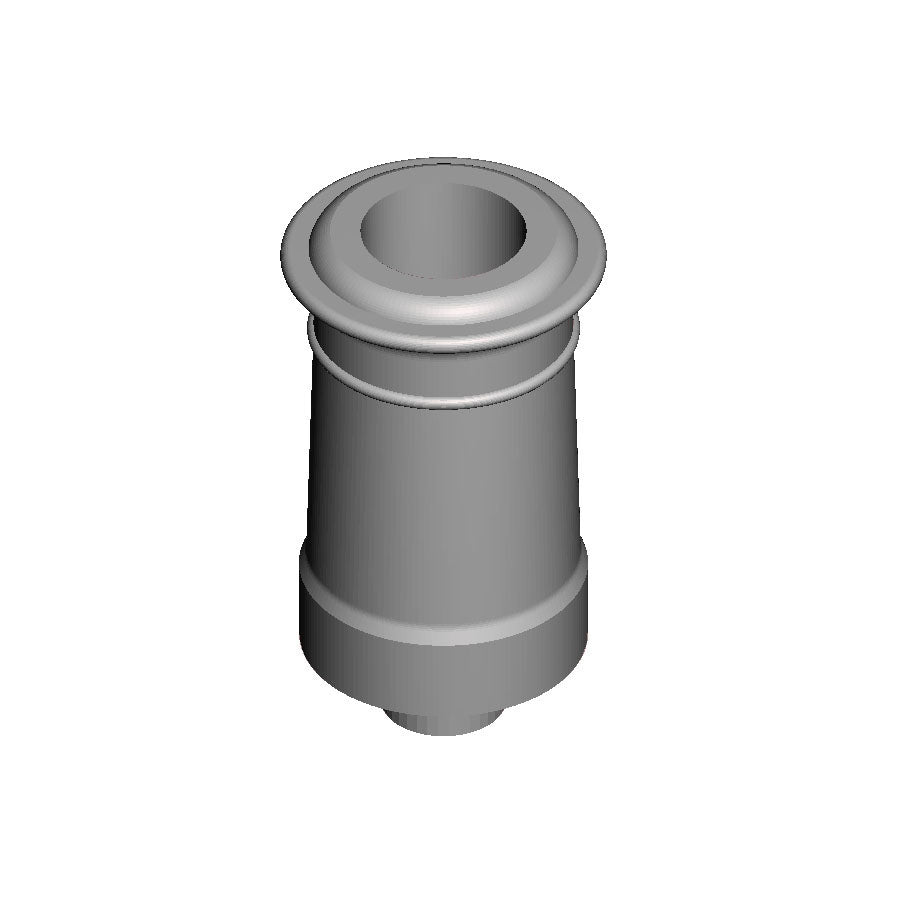 A pack of 8 flanged top chimney pots