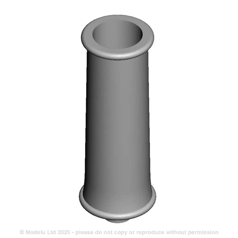 A pack of 8 cannon head chimney pots