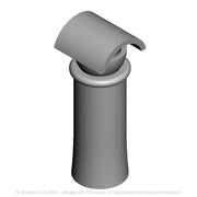 A pack of 8 round hooded chimney pots