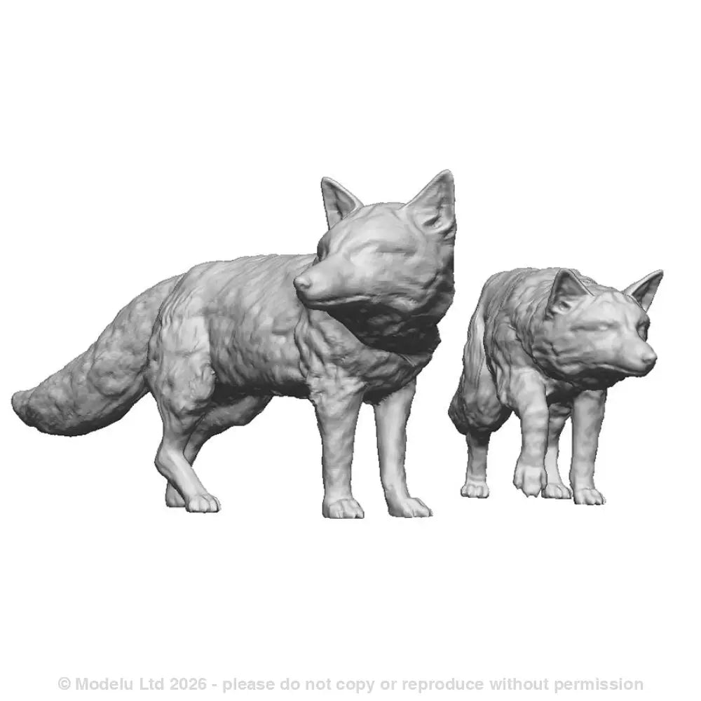 A pack of foxes x2