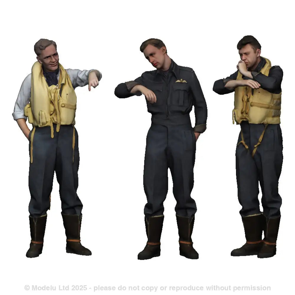 50307 RAF Pilots Discussing Op (Late War)