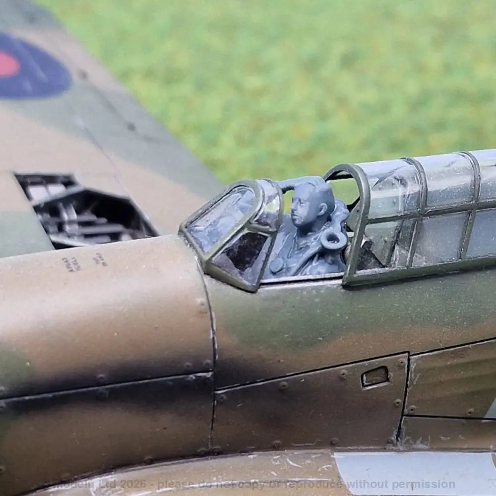 50309 RAF Seated Pilot in cockpit