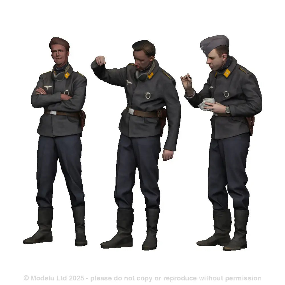 50605 Luftwaffe Pilots Painting Victory Markings