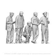 60001 Loco Crew on Shed