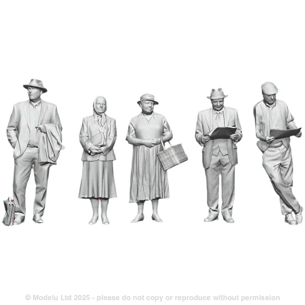 60029 50/60s Standing People