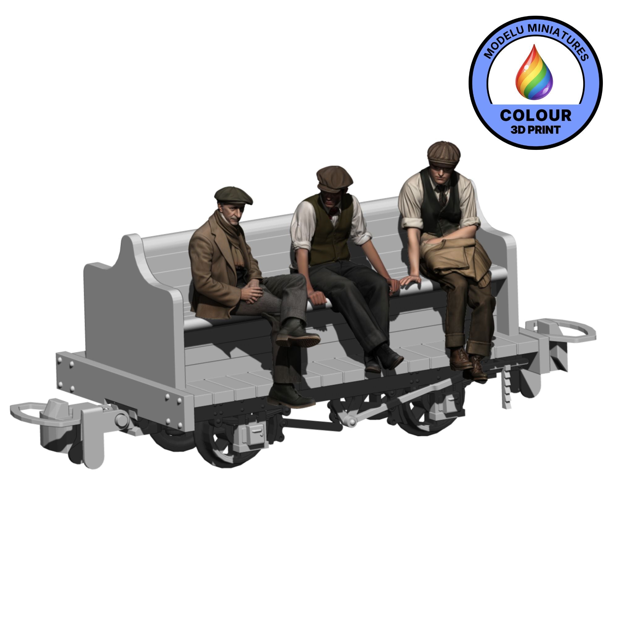 80601 OO9 Manrider Workmen Pack 2