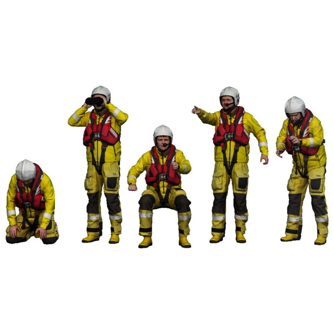 83001 RNLI Crew on Deck