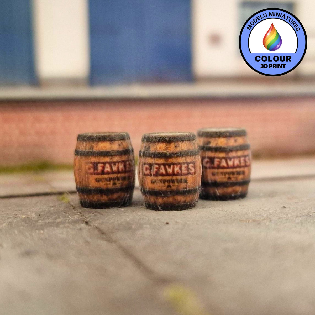 89101 G.Fawkes Gunpowder Barrels x3
