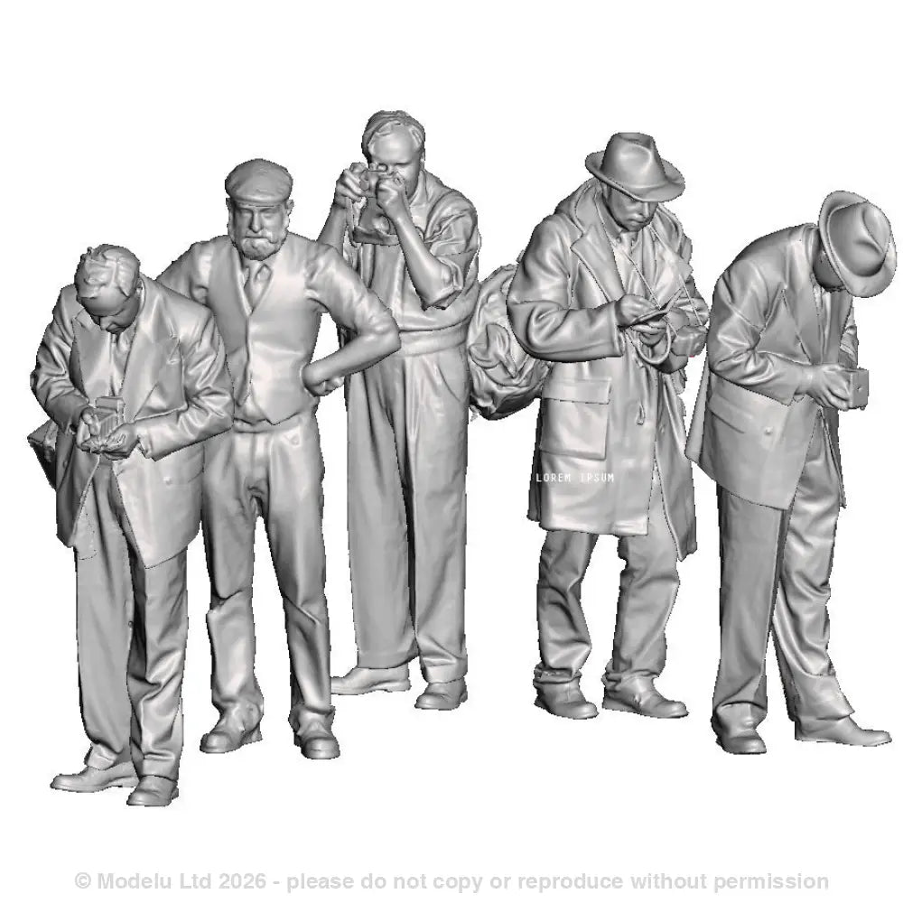 A pack of 4 photographers and a shed master