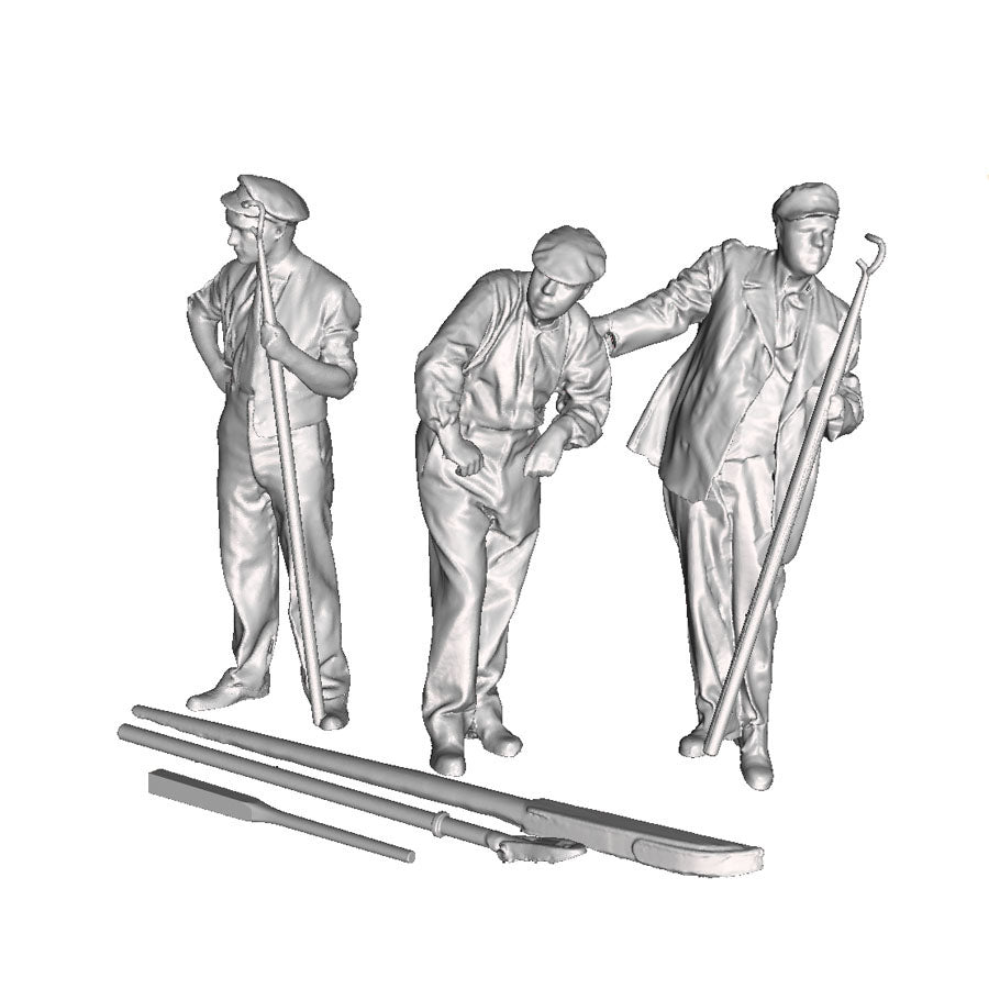 A pack including driver, two shunters and accessories