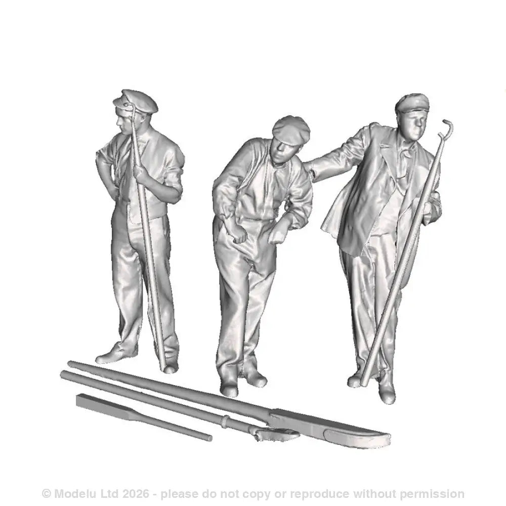 A pack including driver, two shunters and accessories