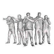 A pack of 5 lineside photographers