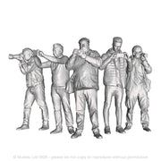 A pack of 5 lineside photographers