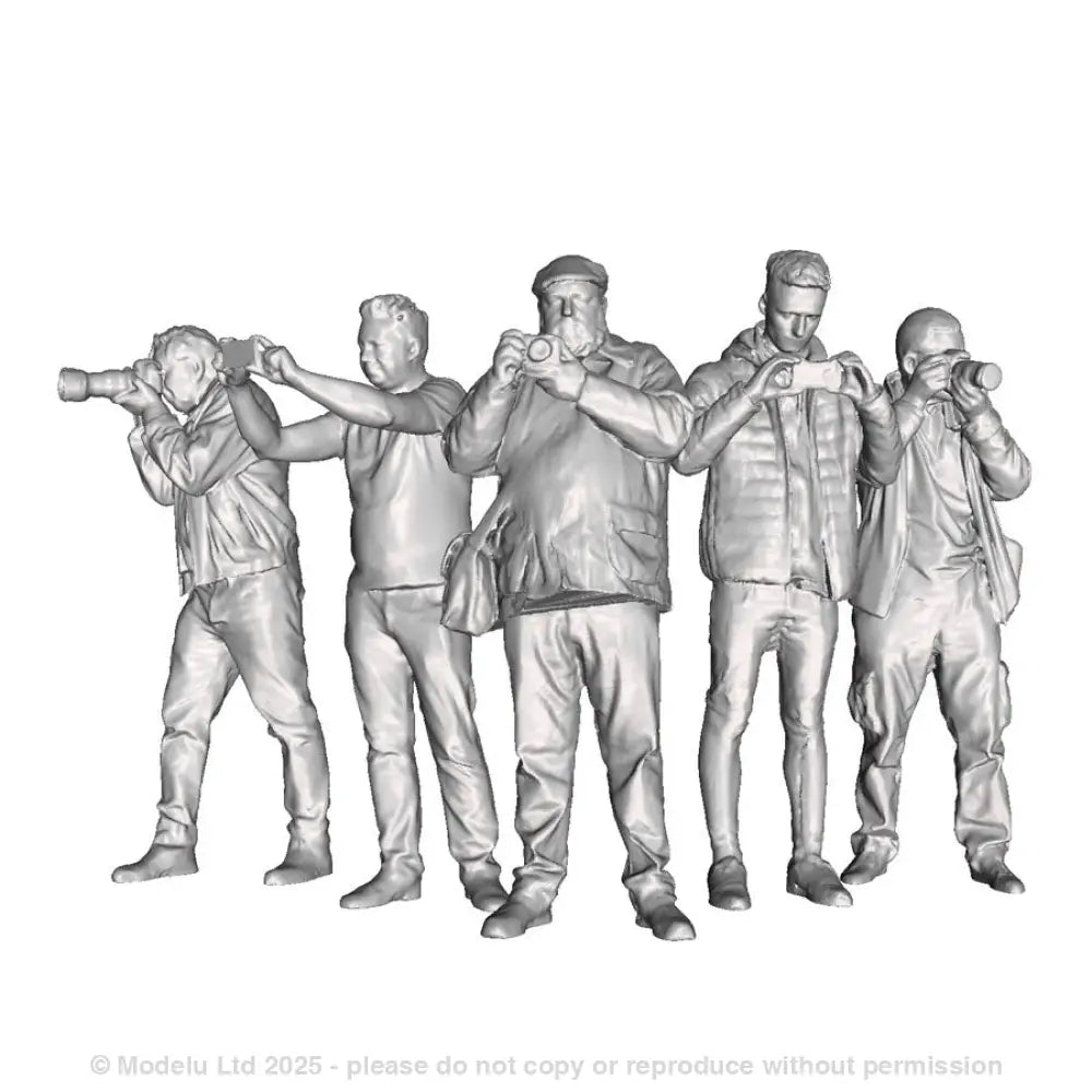 A pack of 5 lineside photographers