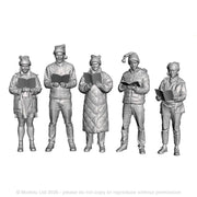 A pack of 5 carol singers