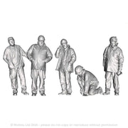 A pack of 5 lineside workers