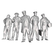 A pack of 5 Edwardian Station Staff