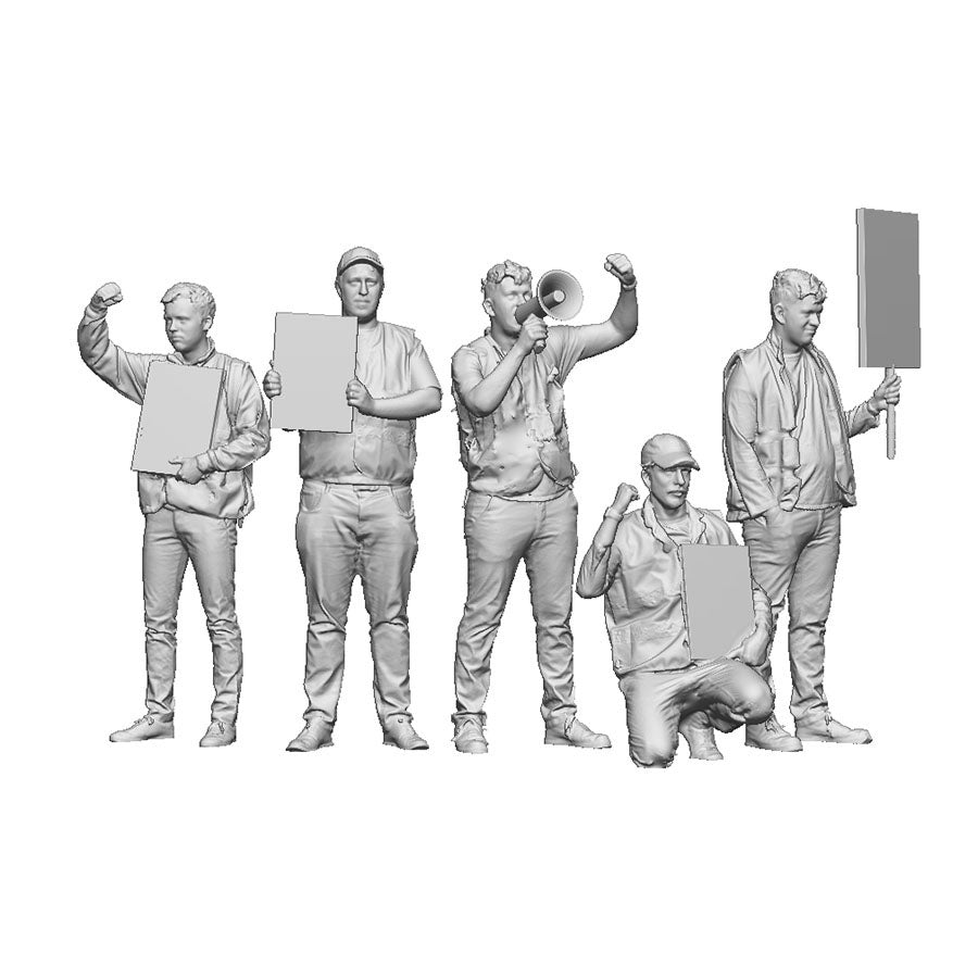A pack of 5 Striking Workers