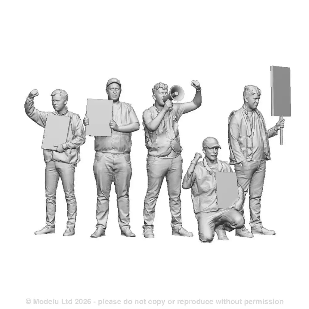 A pack of 5 Striking Workers