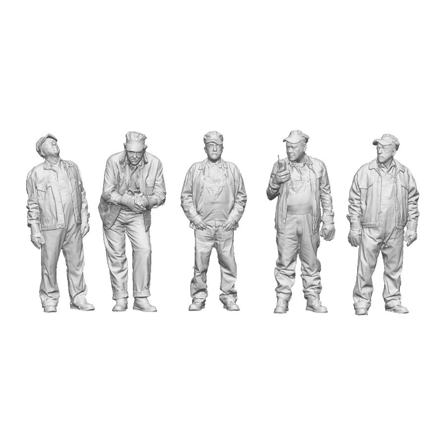 A pack of 5 Transitional Era Crew