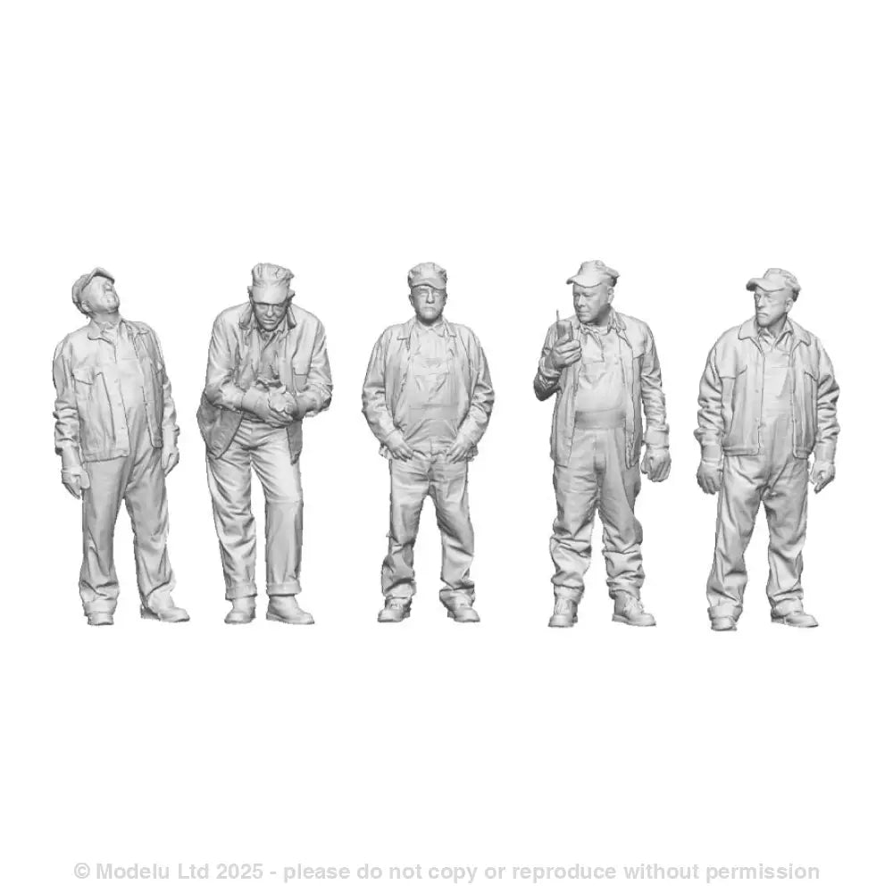 A pack of 5 Transitional Era Crew