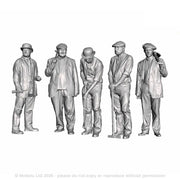 A pack of 5 Permanent Way gangers