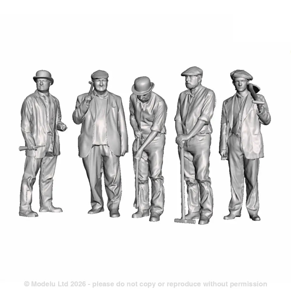 A pack of 5 Permanent Way gangers