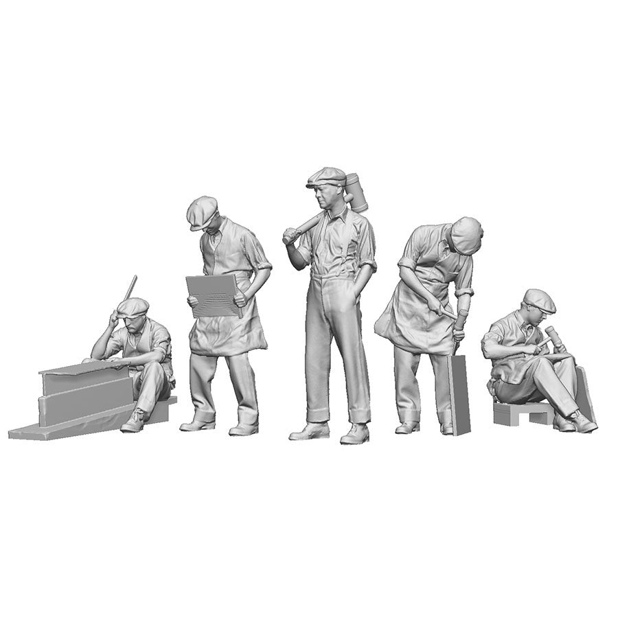 A pack of 5 slate workers
