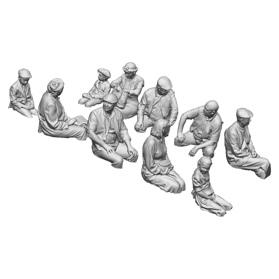 A pack of 10 passengers