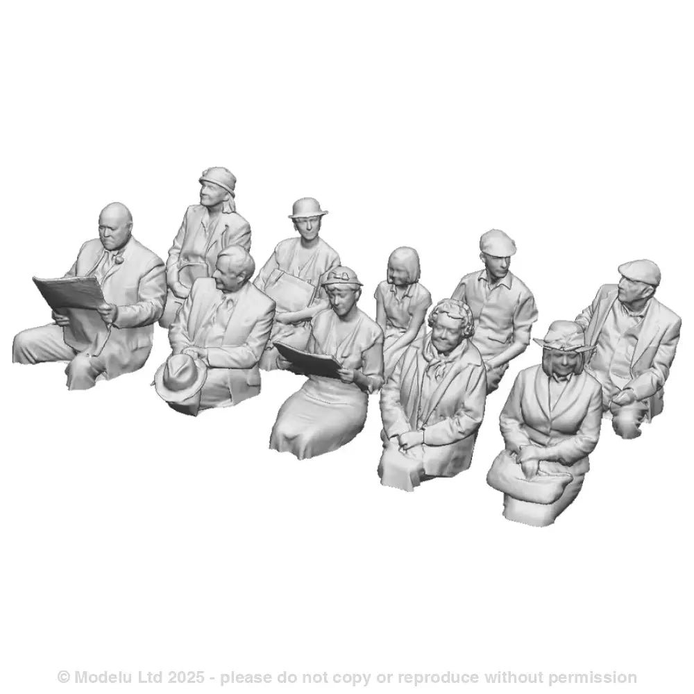 A pack of 10 passengers