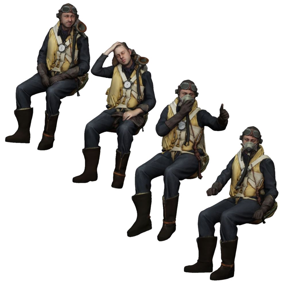 99006 RAF Seated Pilot Bundle