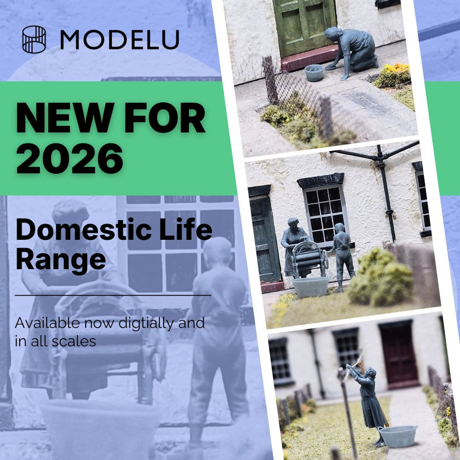 Modelu Miniatures: Lifelike 3D Scanned Railway Figures