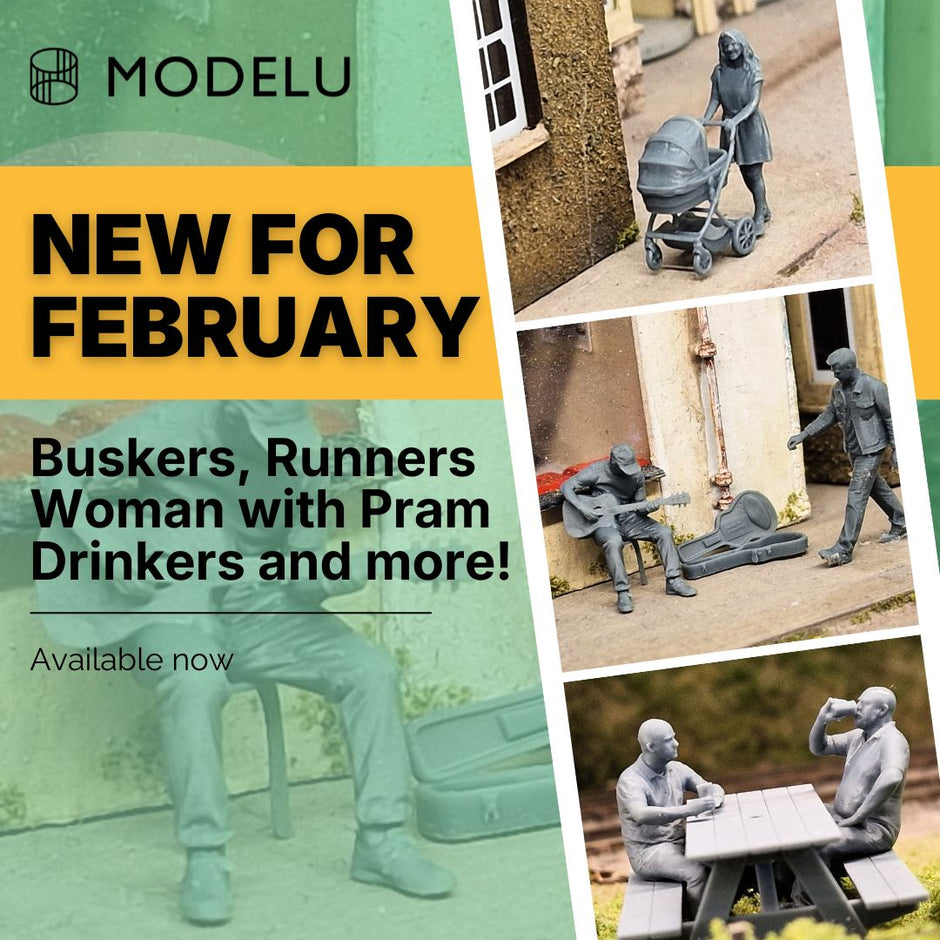 Modelu Miniatures: Lifelike 3D Scanned Railway Figures