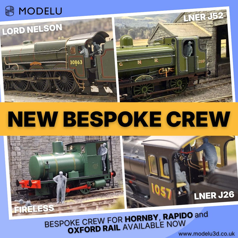 Modelu Miniatures: Lifelike 3D Scanned Railway Figures