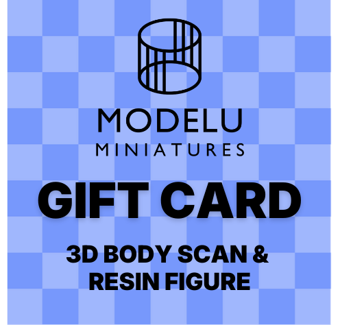 Modelu 3D Body Scan & Resin Figure Gift Card