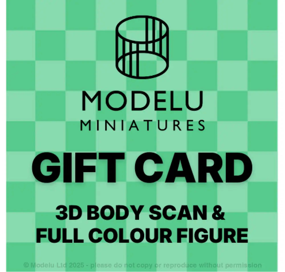 Modelu 3D Body Scan & Full-Colour Figure Gift Card Gift Card